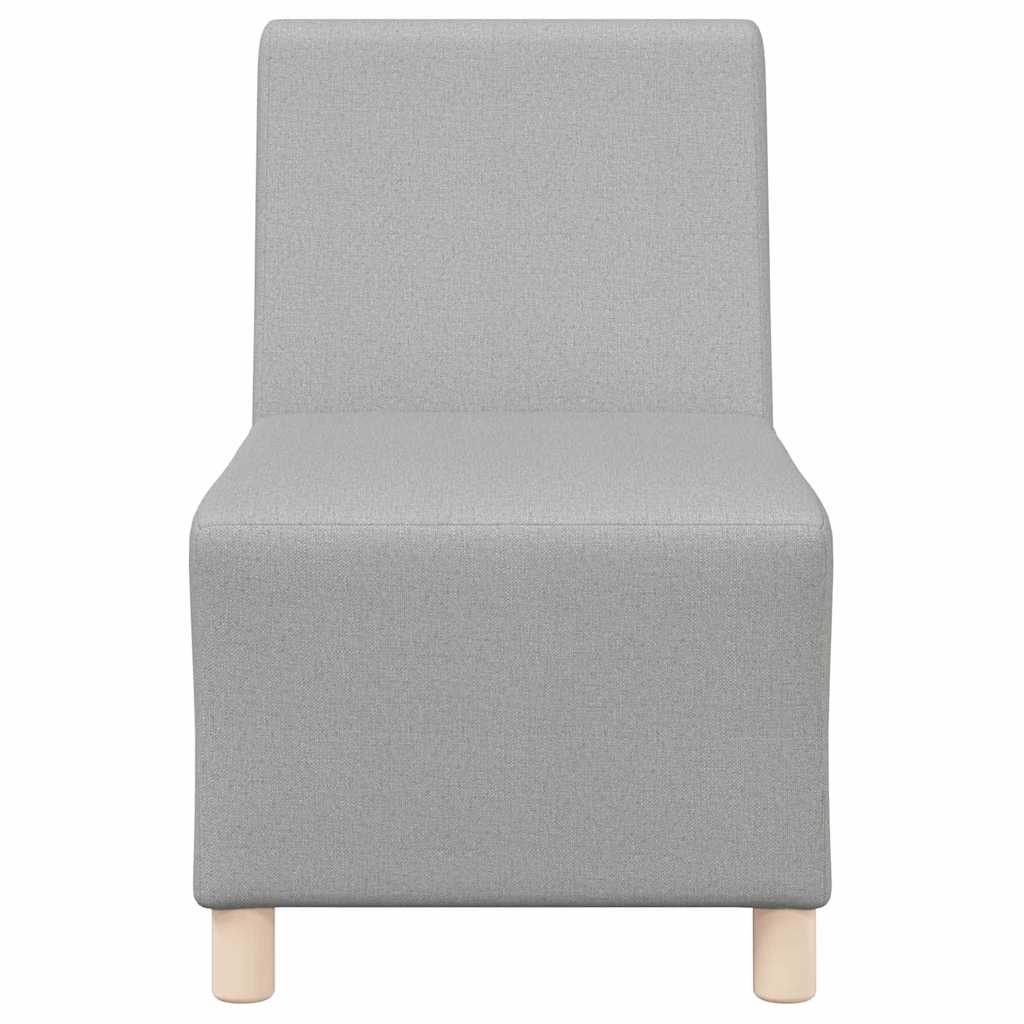 Modulares Armfreies Sofa 3 pcs Wolkengrau 55 x 74 x 82 cm Stoff