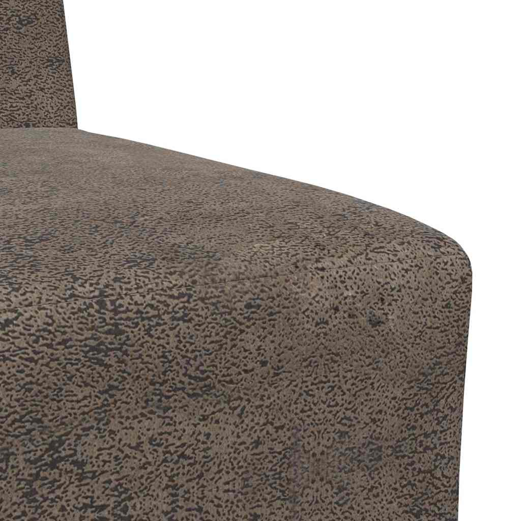 Modulares Armfreies Sofa 3 pcs Dunkelgrau 55 x 74 x 82 cm