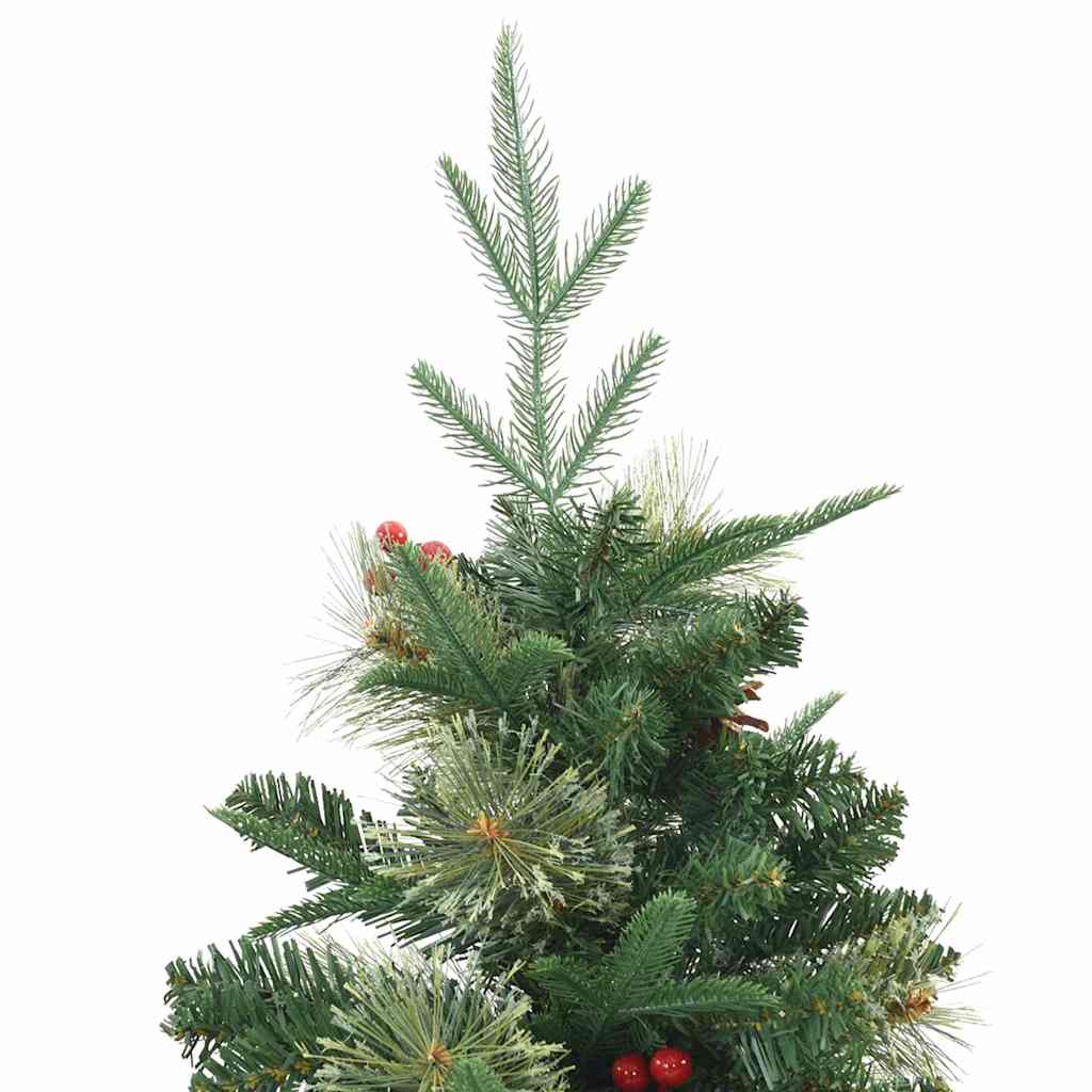 Künstlicher klappbarer Weihnachtsbaum mit Ständer Grün 120 cm
