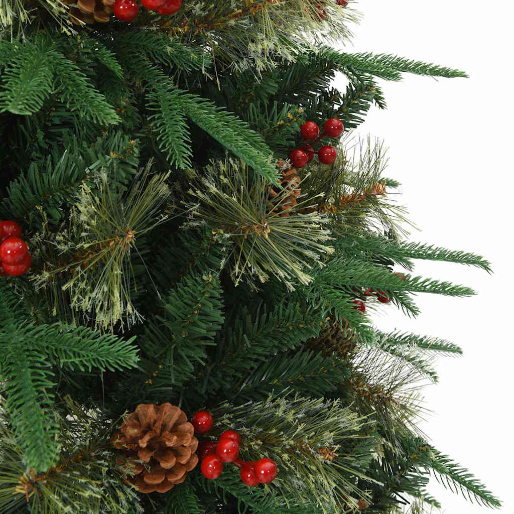 Künstlicher klappbarer Weihnachtsbaum mit Ständer Grün 120 cm
