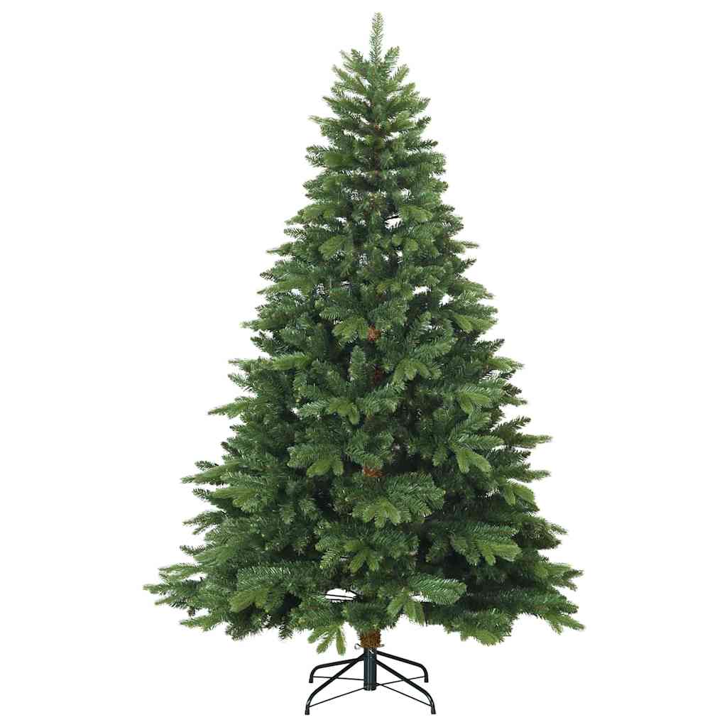 Künstlicher klappbarer Weihnachtsbaum mit Ständer Grün 180 cm