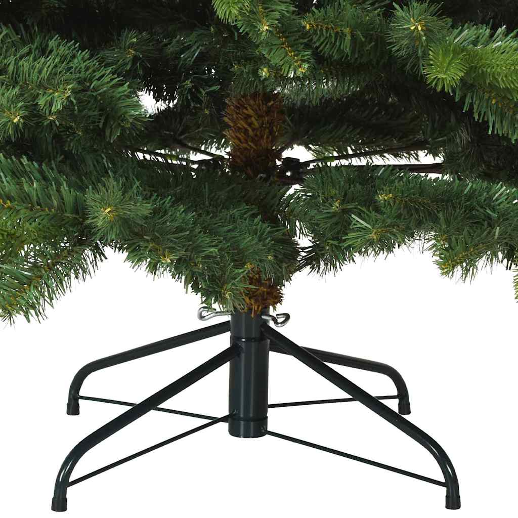 Künstlicher klappbarer Weihnachtsbaum mit Ständer Grün 210 cm
