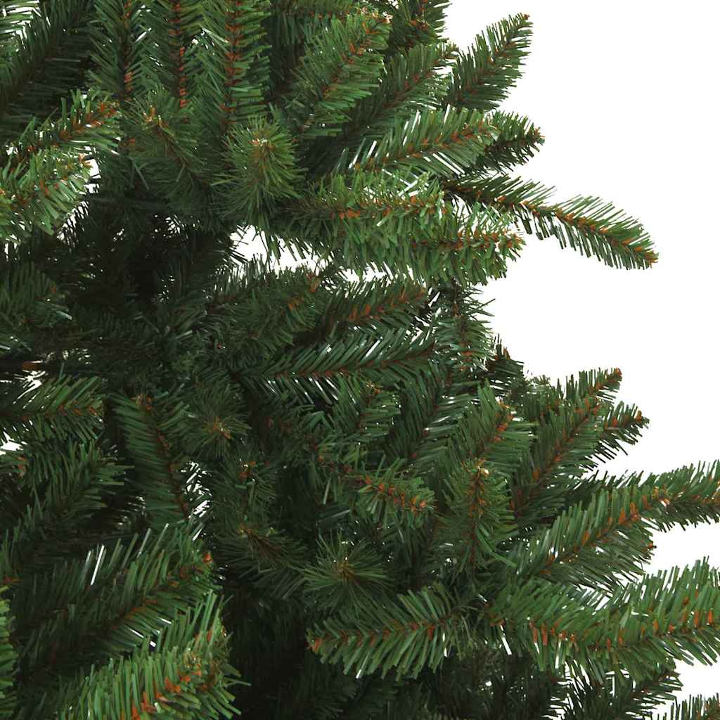Künstlicher klappbarer Weihnachtsbaum Grün 210 cm PVC, Stahl