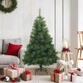 Künstlicher klappbarer Weihnachtsbaum Grün 120 cm PVC, Stahl