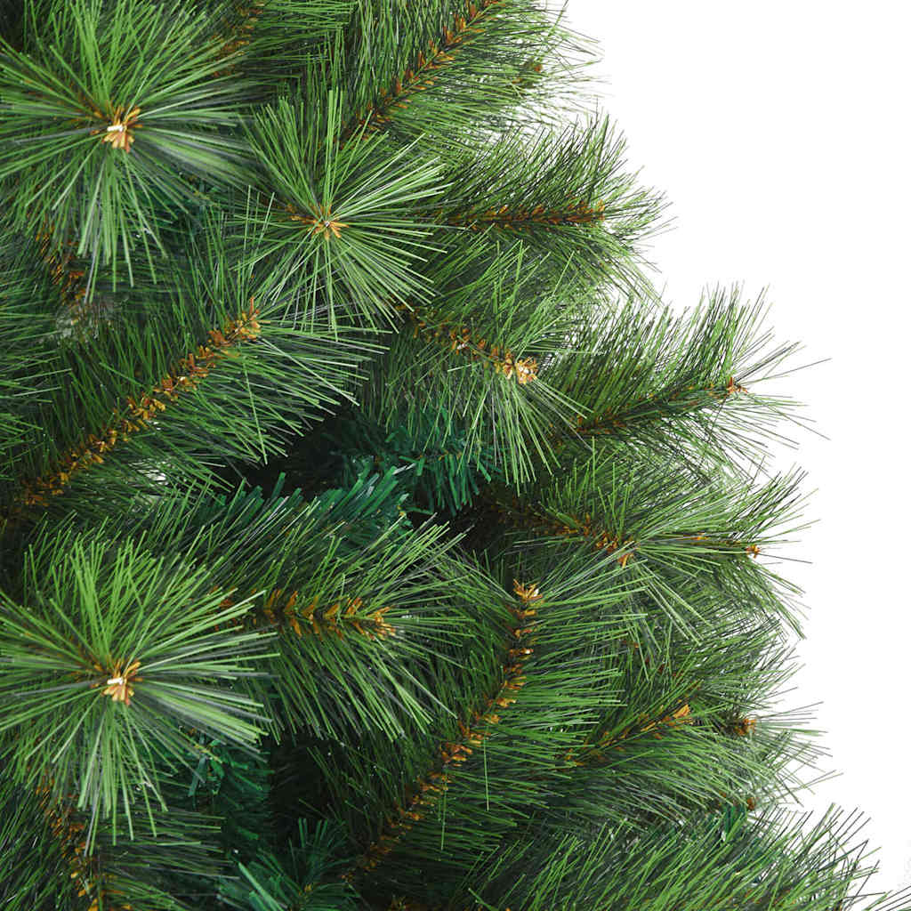 Künstlicher klappbarer Weihnachtsbaum Grün 210 cm PVC, Stahl