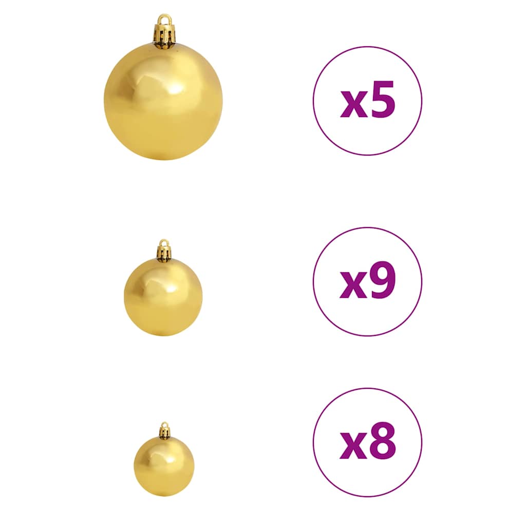 Künstlicher vorbeleuchteter Weihnachtsbaum Silber 150 cm PET