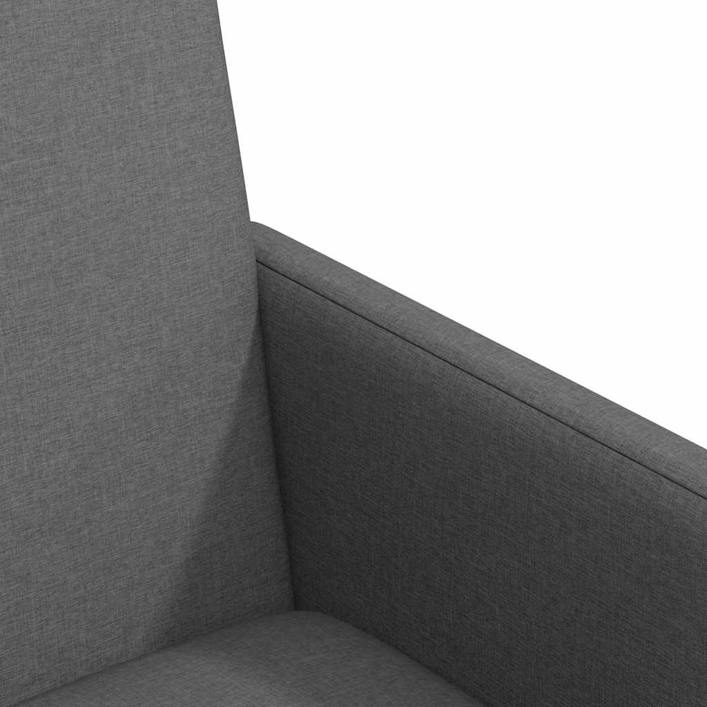 Esszimmerstühle mit Rollen 2 pcs Dunkelgrau 57 x 66 x 94 cm