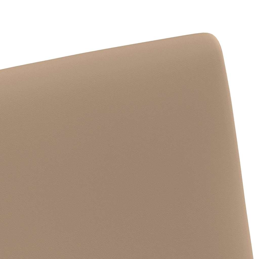 Esszimmerstühle mit Rollen 2 pcs Cappuccino 57 x 66 x 94 cm