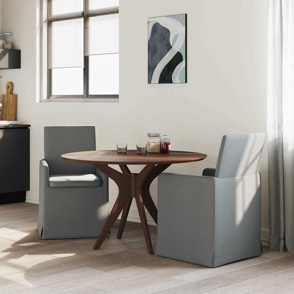 Esszimmerstühle 2 pcs Dunkelgrau 57 x 67 x 95 cm Stoff
