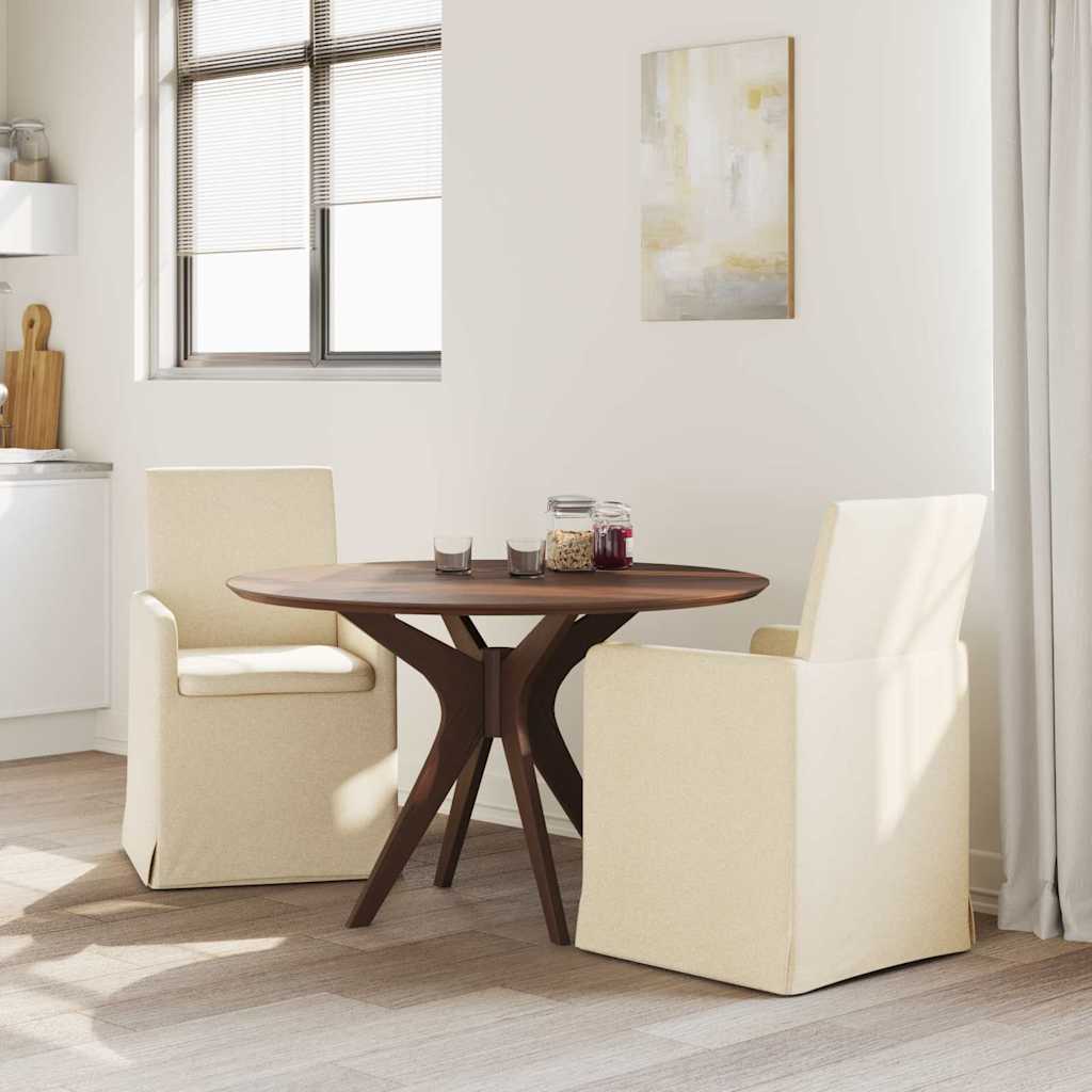 Esszimmerstühle 2 pcs Creme 57 x 67 x 95 cm Stoff