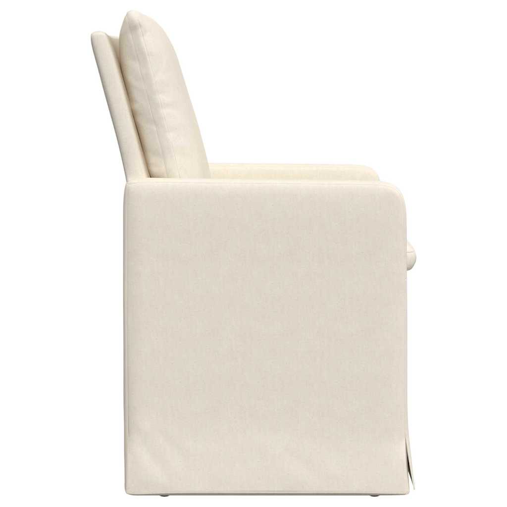 Esszimmerstühle 2 pcs Beige 57 x 67 x 98 cm Leinen