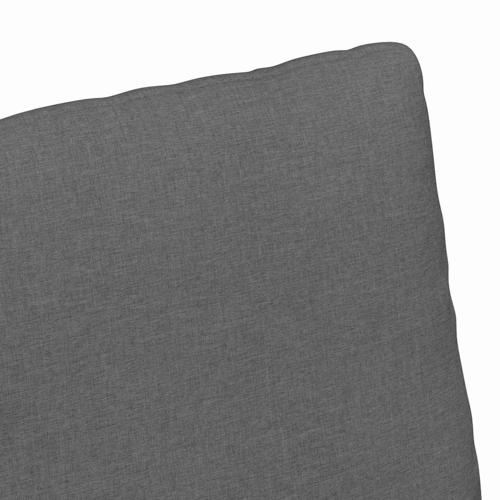Esszimmerstühle 2 pcs Dunkelgrau 57 x 67 x 98 cm Stoff