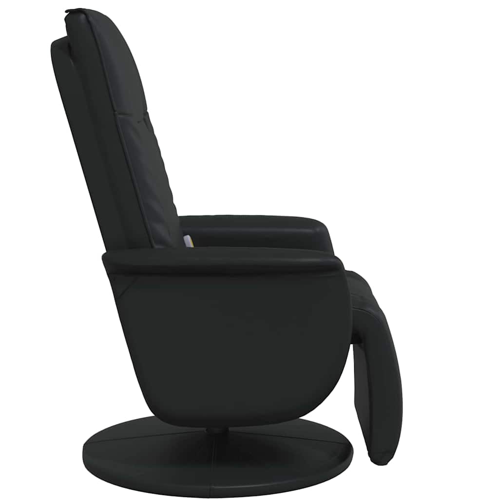 Schwenkbarer Massagesessel Schwarz 71 x 90 x 105 cm Kunstleder