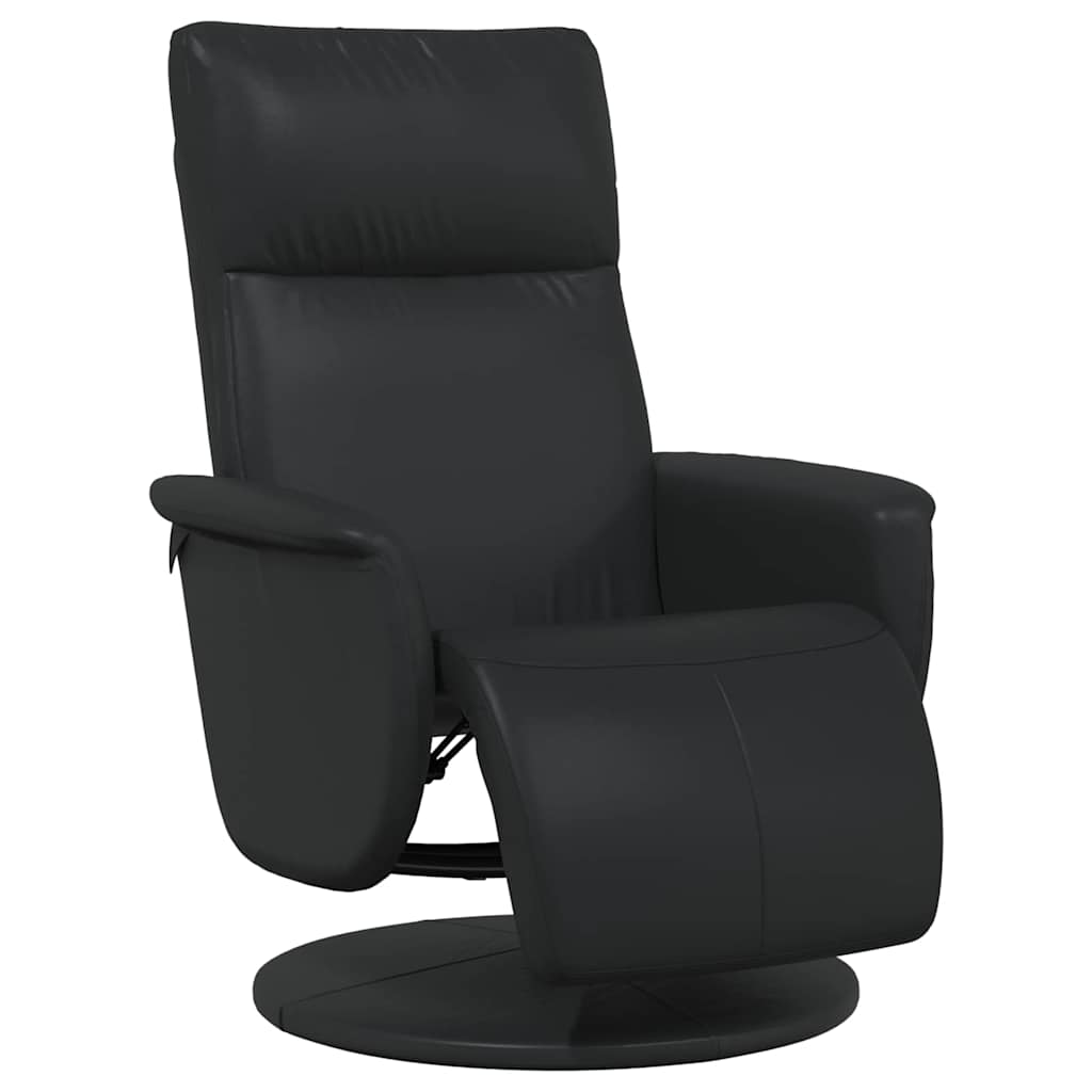 Massage Relaxsessel Schwarz Kunstleder