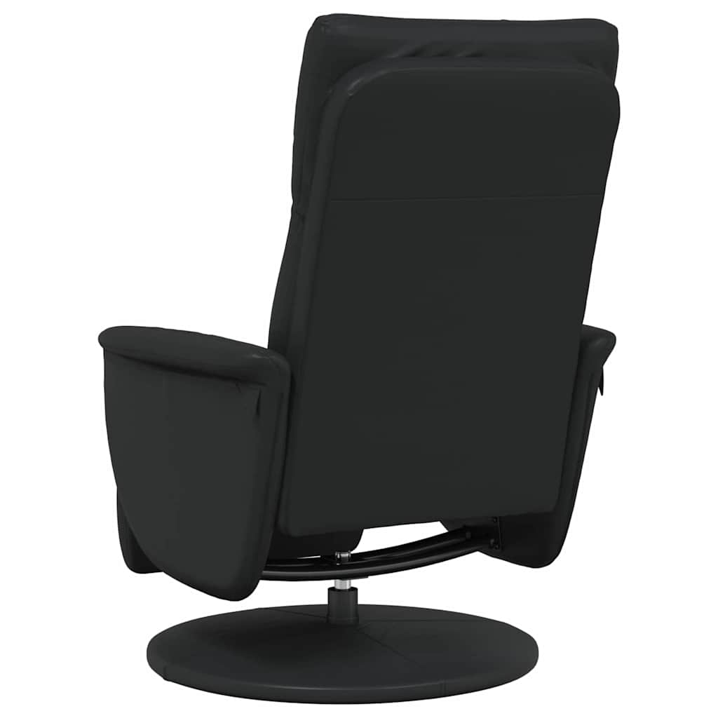 Massage Relaxsessel Schwarz Kunstleder