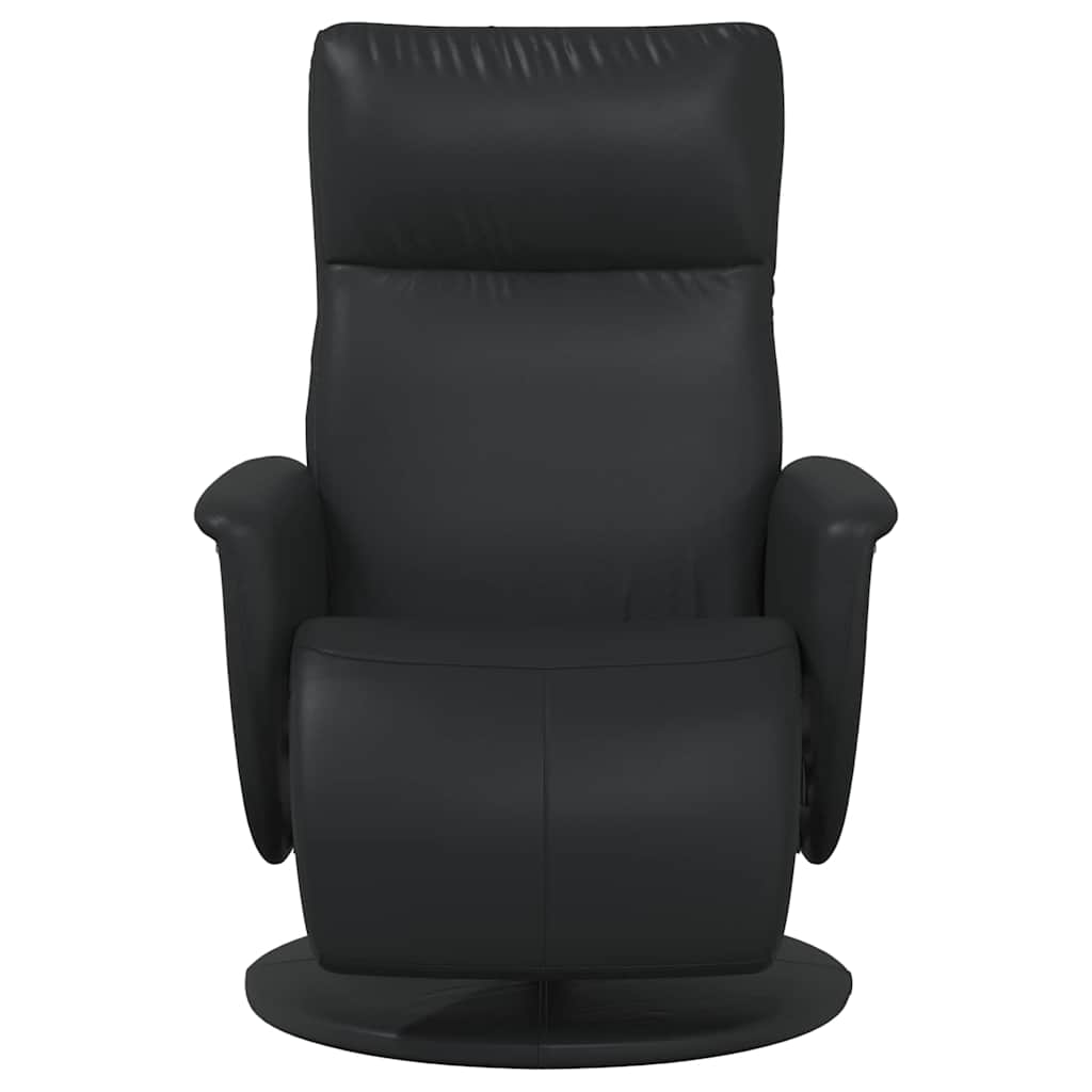 Massage Relaxsessel Schwarz Kunstleder