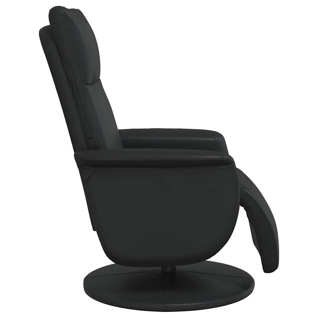 Massage Relaxsessel Schwarz Kunstleder