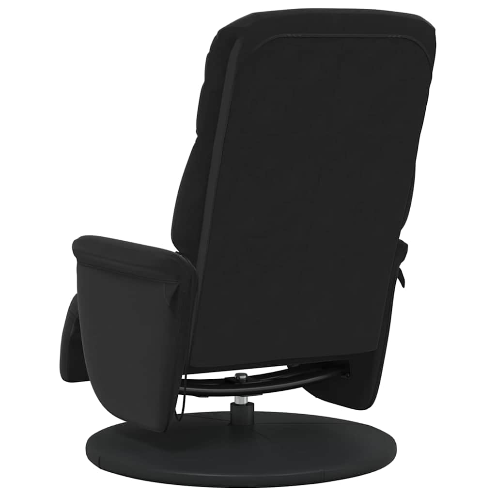 Massage Relaxsessel Schwarz 91 x 71 x 105 cm Samt