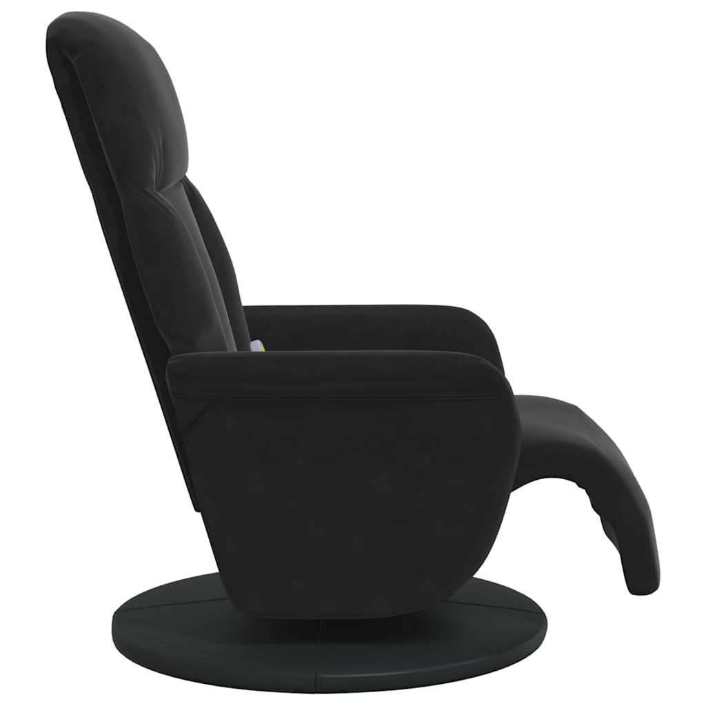 Massage Relaxsessel Schwarz 91 x 71 x 105 cm Samt