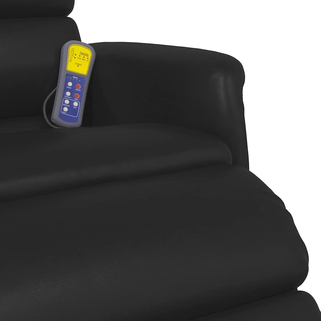 Massage Relaxsessel Schwarz 71 x 98 x 106 cm Kunstleder