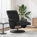Massage Relaxsessel Schwarz 71 x 98 x 106 cm Kunstleder