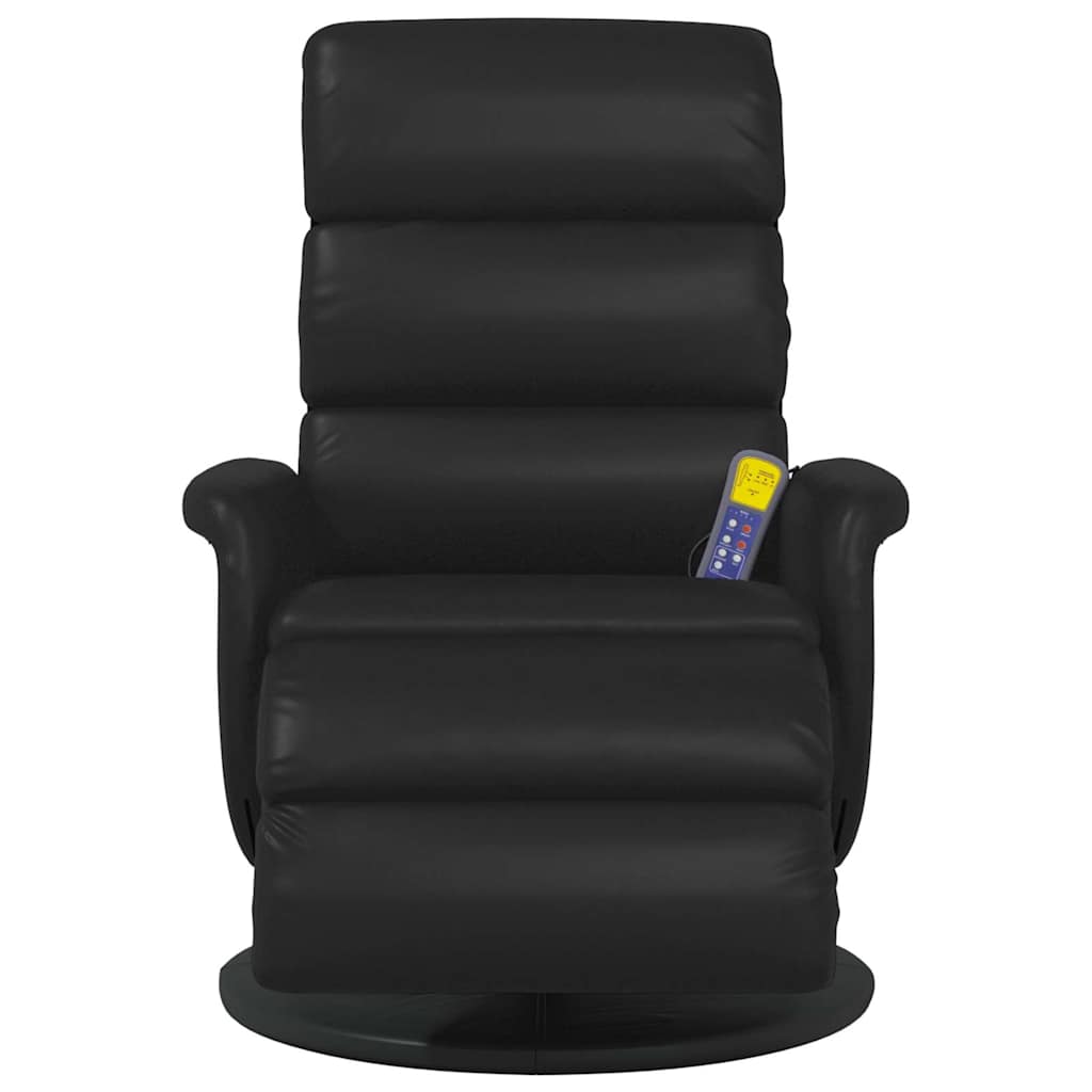 Massage Relaxsessel Schwarz 71 x 98 x 106 cm Kunstleder