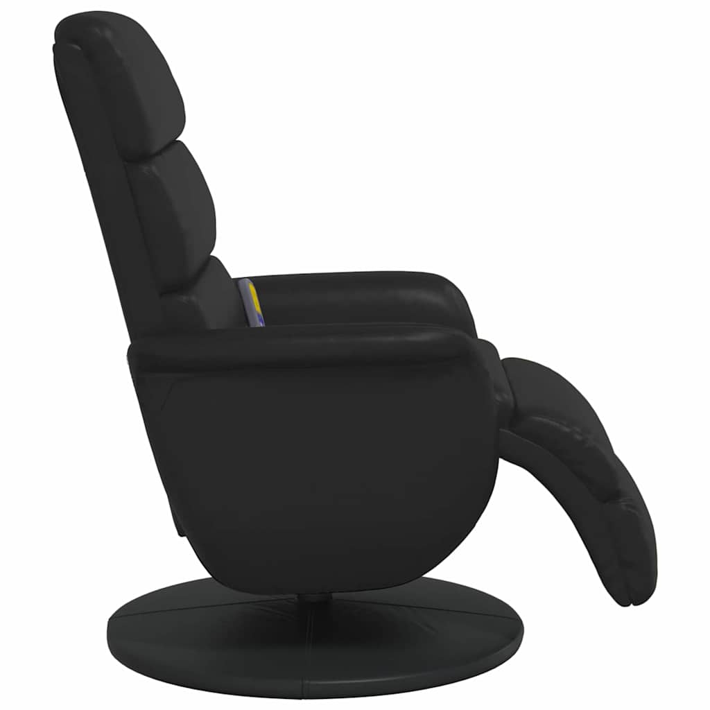 Massage Relaxsessel Schwarz 71 x 98 x 106 cm Kunstleder
