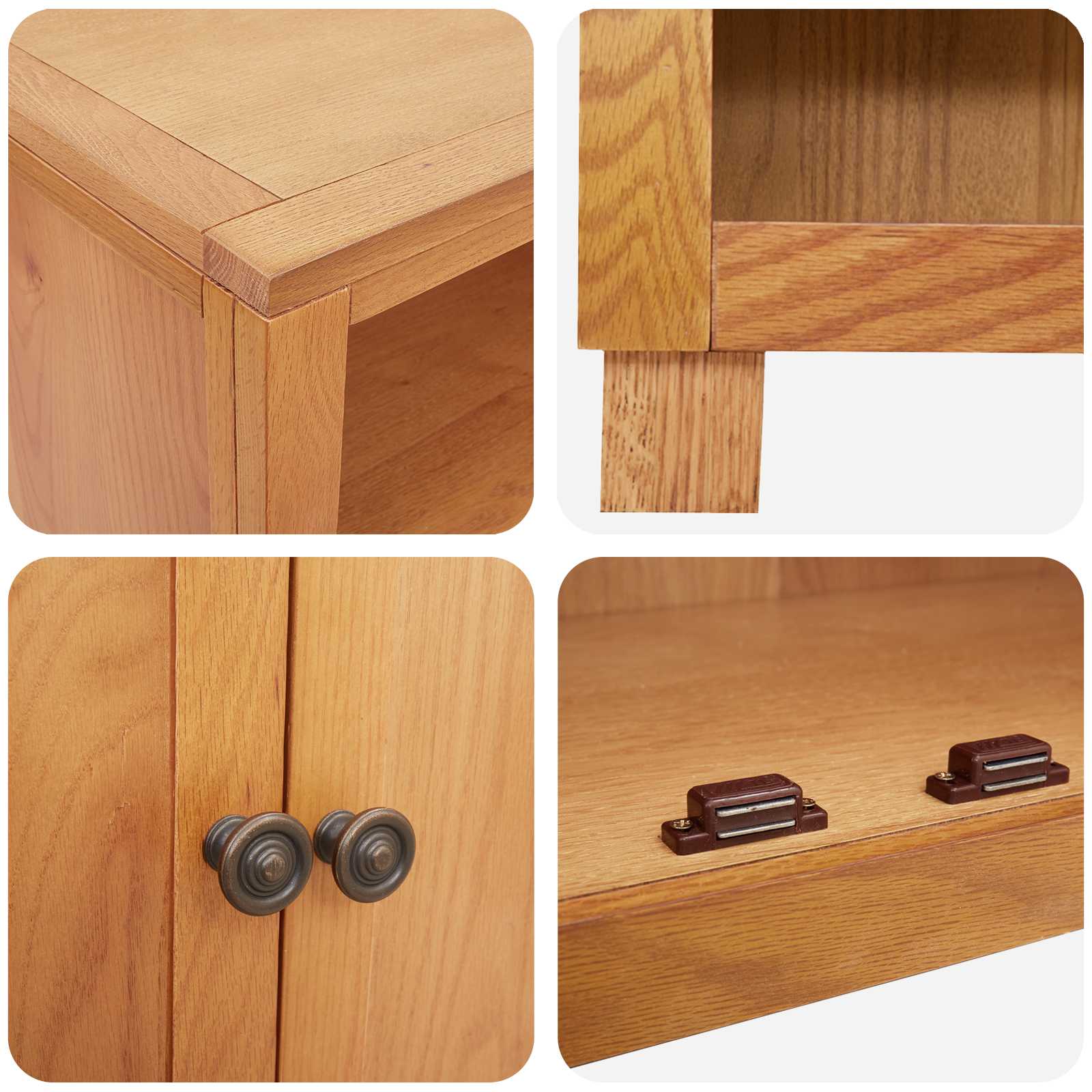 Aufbewahrungsmöbel-Set mit Speicher mit Tür Braun Holzwerkstoff