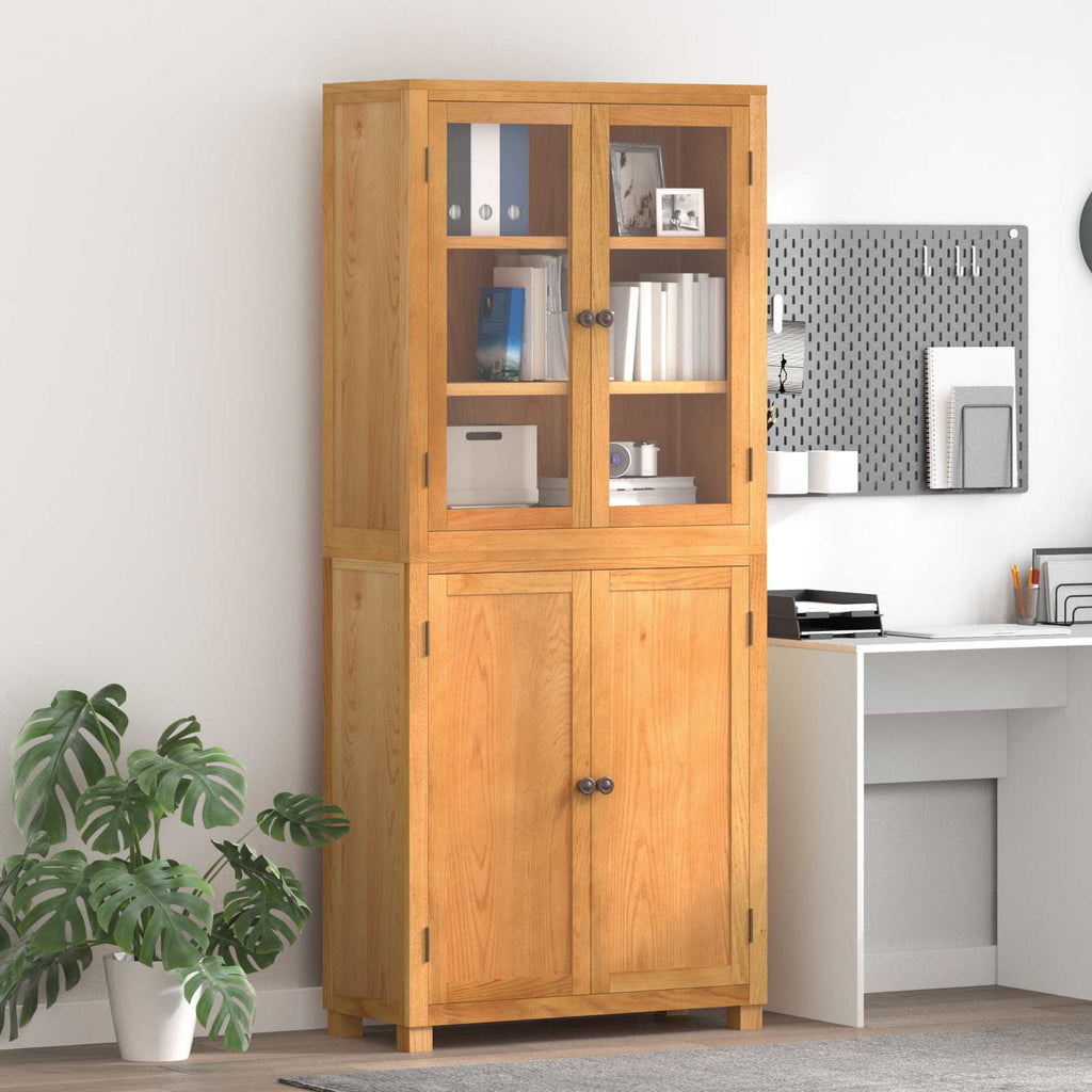Aufbewahrungsmöbel-Set 2 pcs Natur Engineered Wood und Eiche