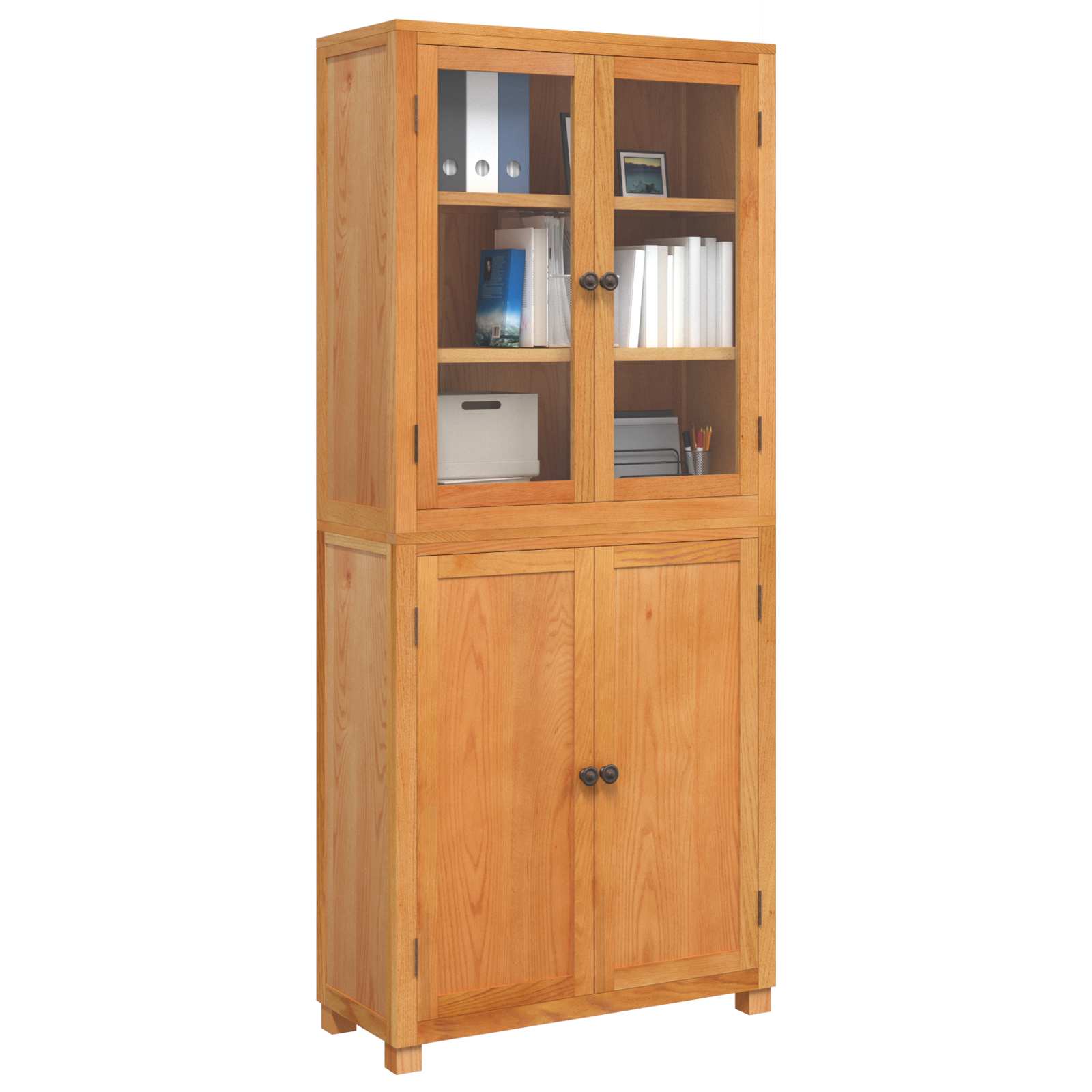 Aufbewahrungsmöbel-Set 2 pcs Natur Engineered Wood und Eiche