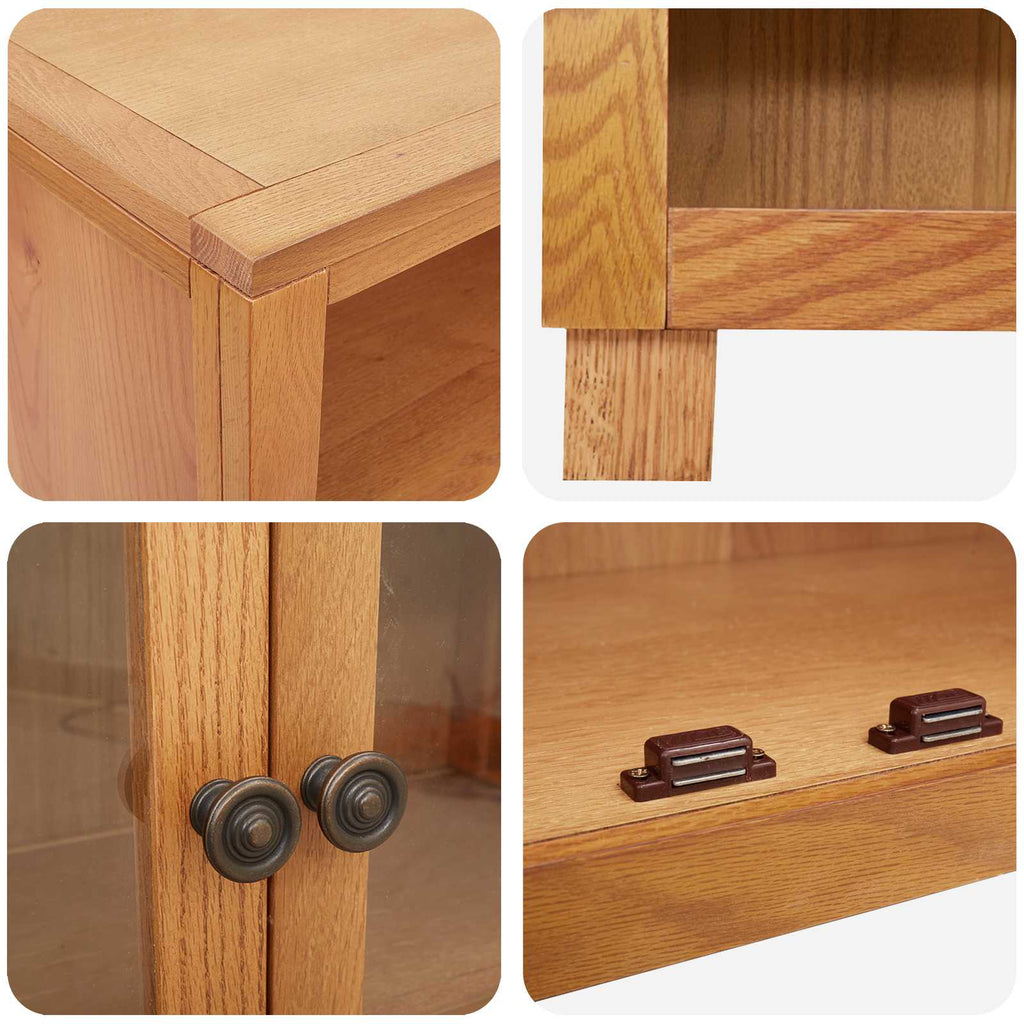 Aufbewahrungsmöbel-Set mit Speicher mit Tür Braun Holzwerkstoff