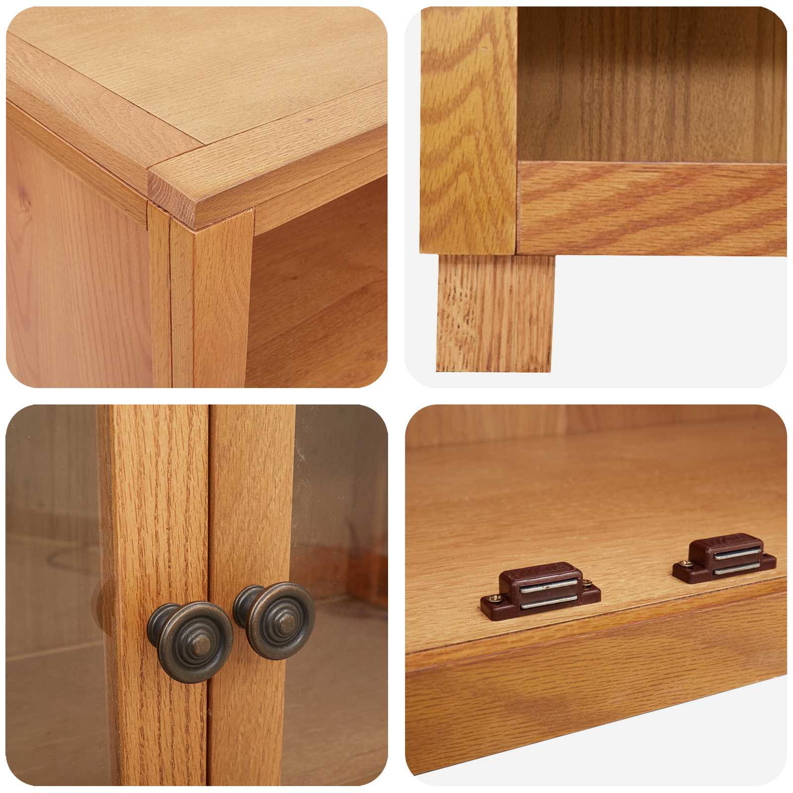 Aufbewahrungsmöbel-Set mit Speicher mit Tür Braun Holzwerkstoff