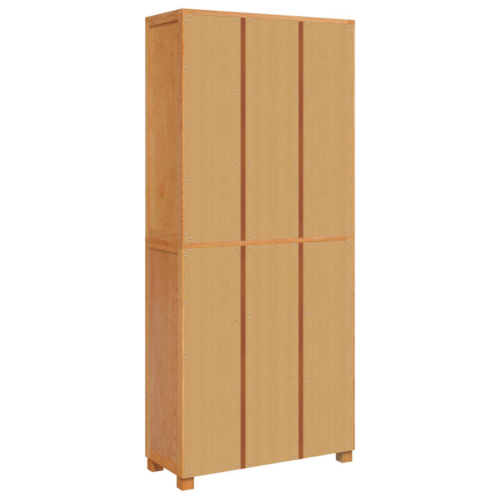 Aufbewahrungsmöbel-Set mit Speicher mit Tür Braun Holzwerkstoff