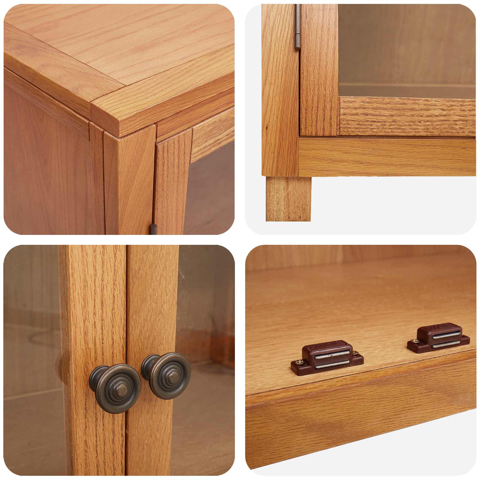 Aufbewahrungsmöbel-Set mit Speicher mit Tür Braun Holzwerkstoff