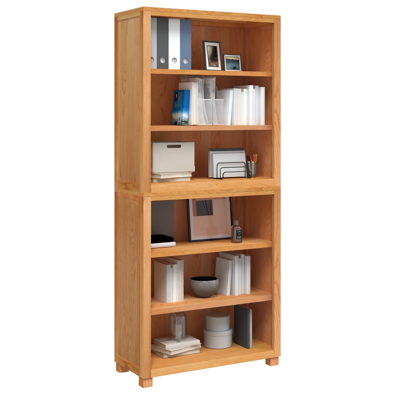 Aufbewahrungsmöbel-Set mit Speicher Braun Holzwerkstoff