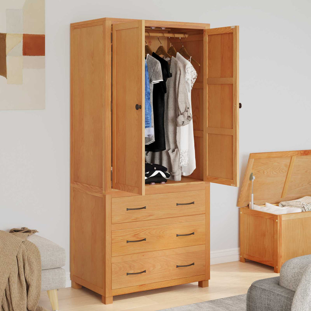 Aufbewahrungsmöbel-Set mit Schubladen Braun Holzwerkstoff