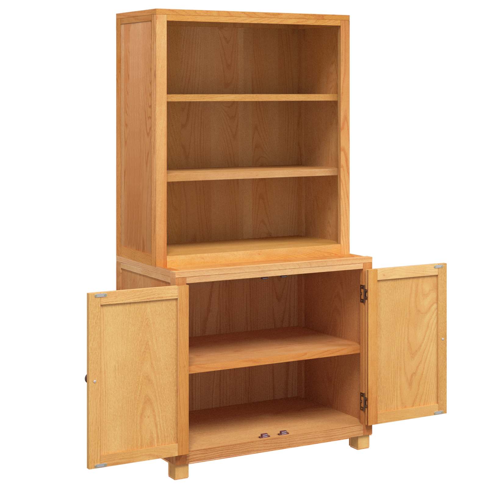 Aufbewahrungsmöbel-Set mit Speicher mit Tür Braun Holzwerkstoff