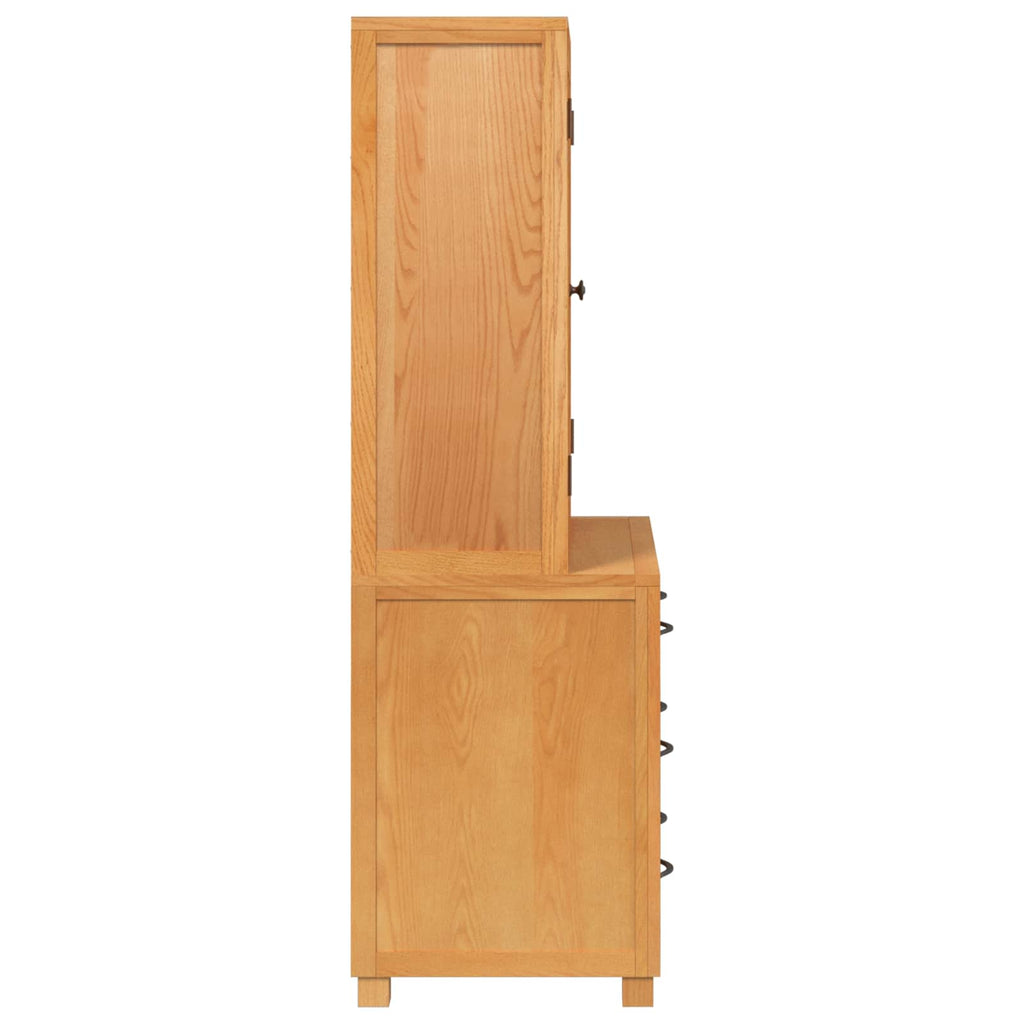 Aufbewahrungsmöbel-Set mit Schubladen Braun Holzwerkstoff
