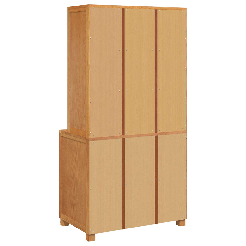 Aufbewahrungsmöbel-Set mit Schubladen Braun Holzwerkstoff