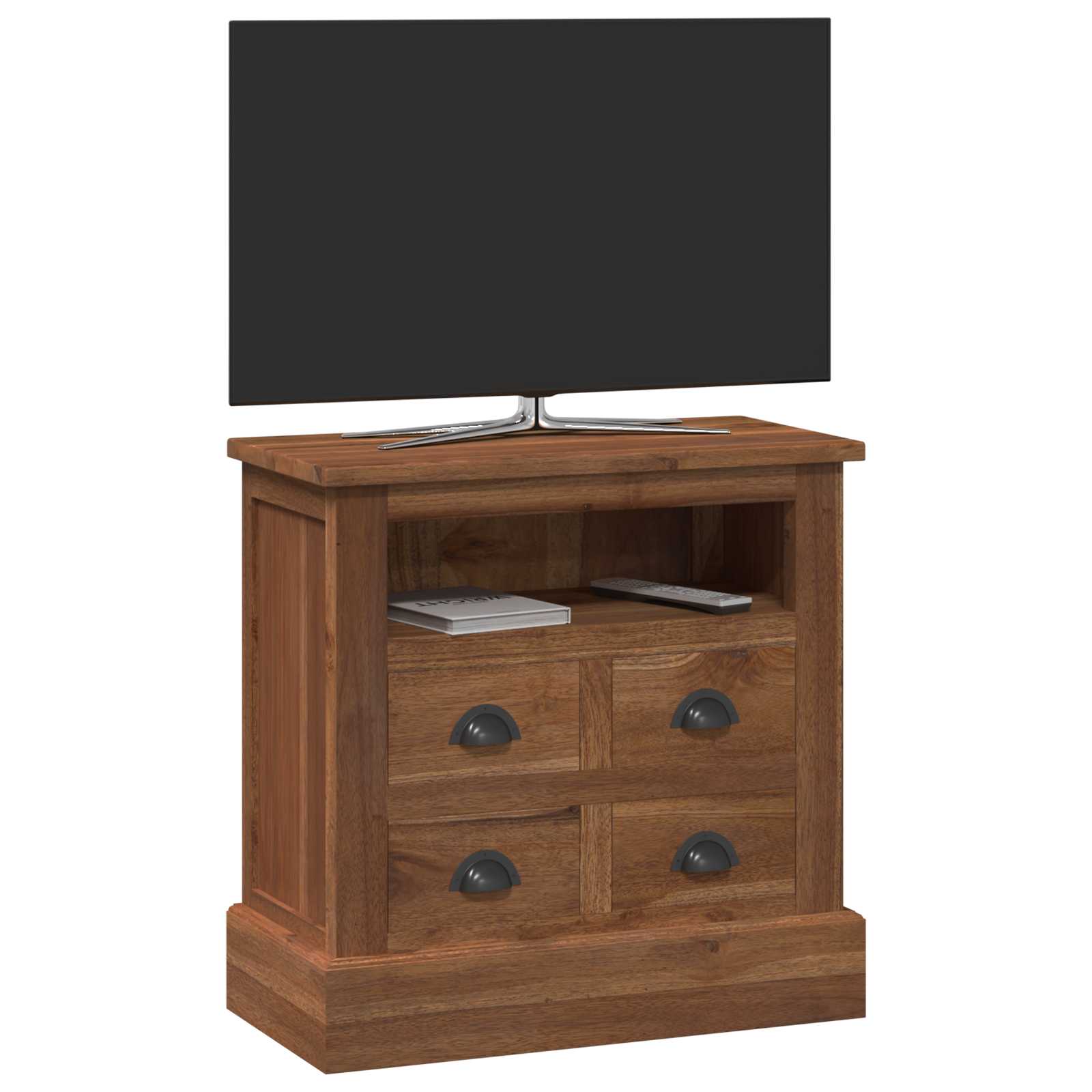 Aufbewahrungsschrank Natur 60 x 30 x 60 cm Massivholz Teak