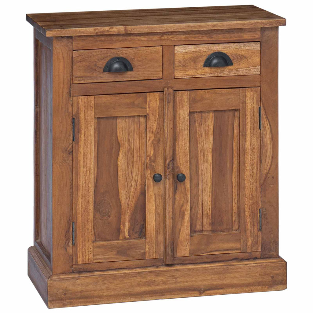 Aufbewahrungsschrank Natur 65 x 30 x 75 cm Massivholz Teak