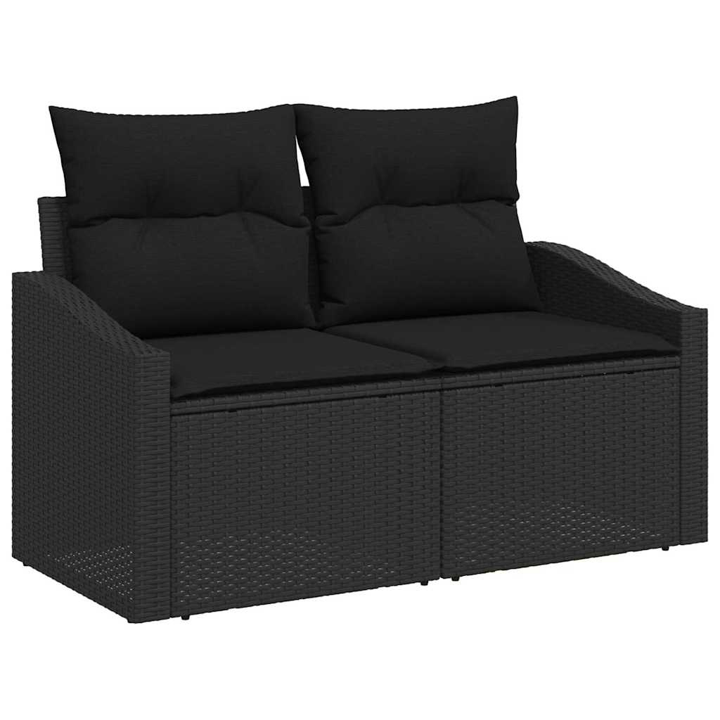 Sofa Set mit Kissen 8 pcs Poly-Rattan