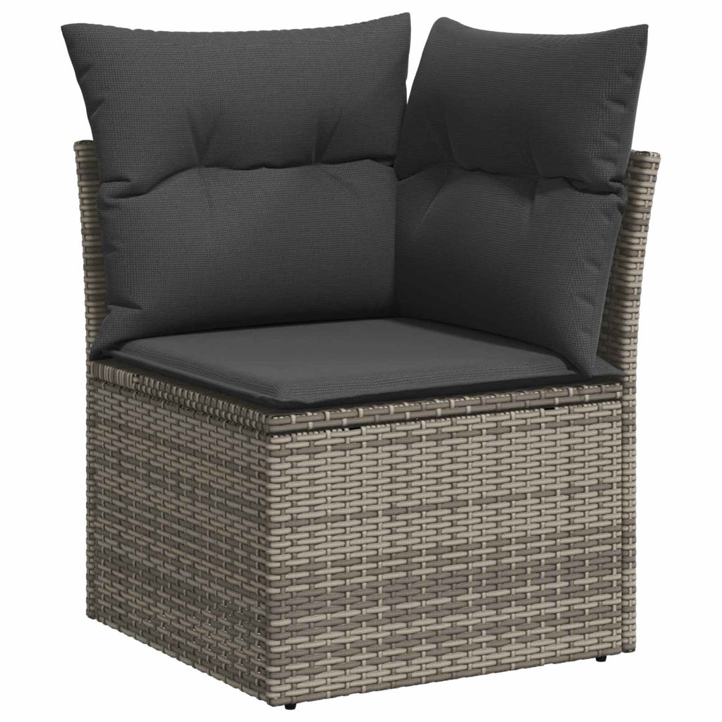 Gartensofa-set mit Kissen 12 pcs Grau