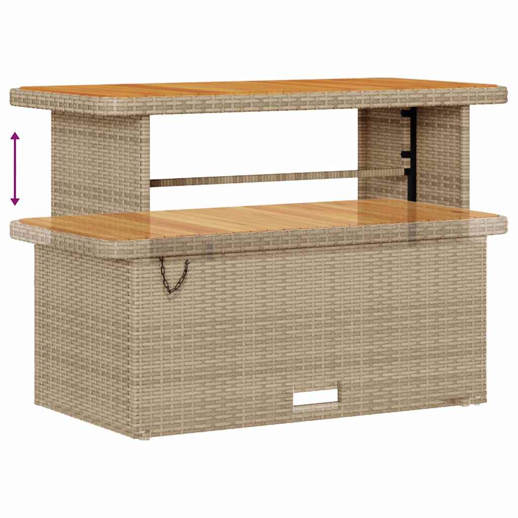 Garten-Sofa-Set mit Kissen mit Kissen 9 pcs Beige und Hellgrau