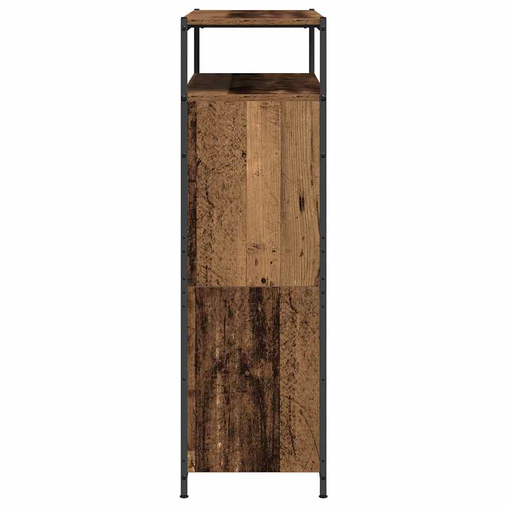 Schuhschrank mit Regal Altholz 100 x 34 x 112 cm Holzwerkstoff