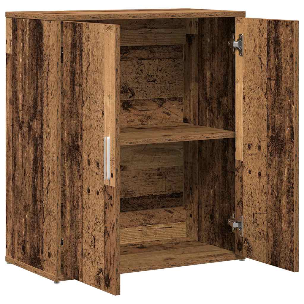 Sideboard 2 pcs Altholz 60 x 31 x 70 cm Holzwerkstoff