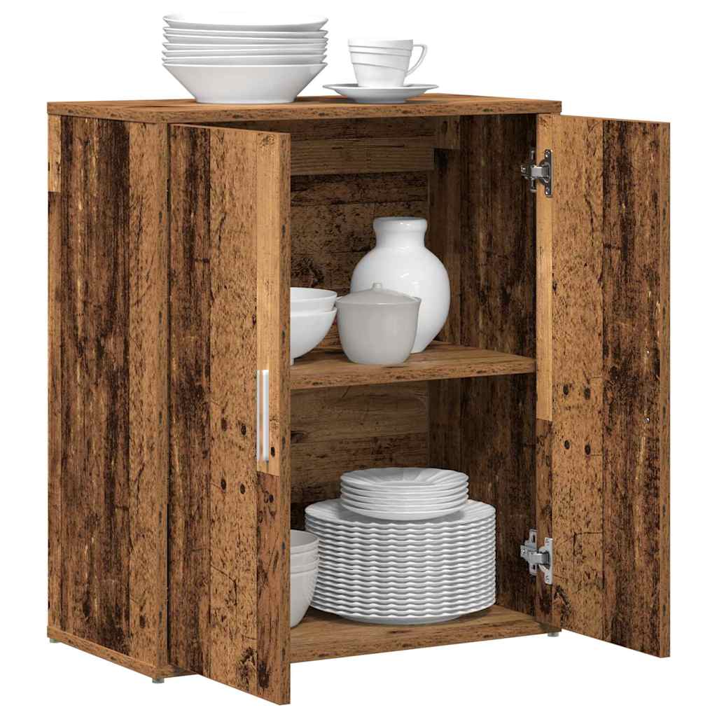 Sideboard 2 pcs Altholz 60 x 31 x 70 cm Holzwerkstoff