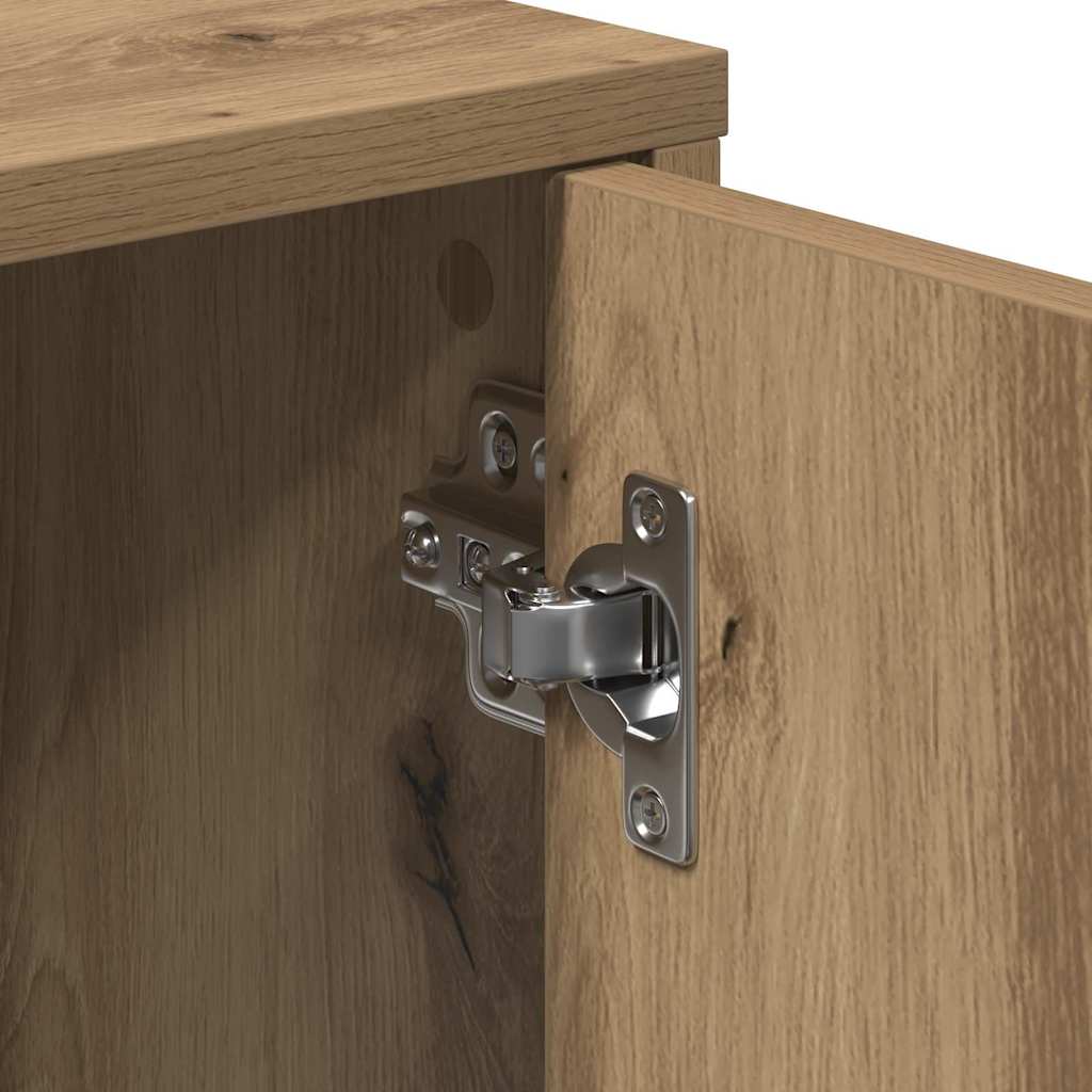 Sideboard 2 pcs Artisan-Eiche 60 x 31 x 70 cm Holzwerkstoff