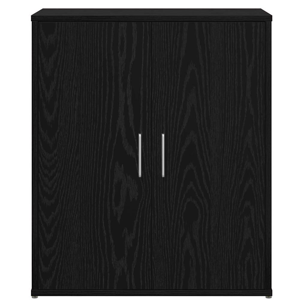 Sideboard 2 pcs Schwarz Eichen-Optik 60 x 31 x 70 cm