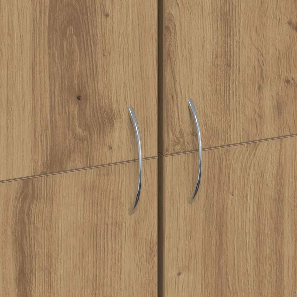 Büroschrank Artisan-Eiche 60 x 32 x 152,5 cm Holzwerkstoff